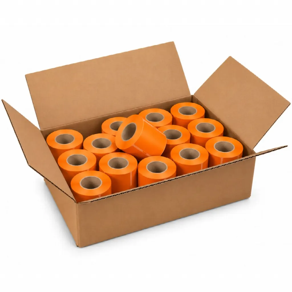 CoatCheck Luggage Labels, 14×160 tickets, orange