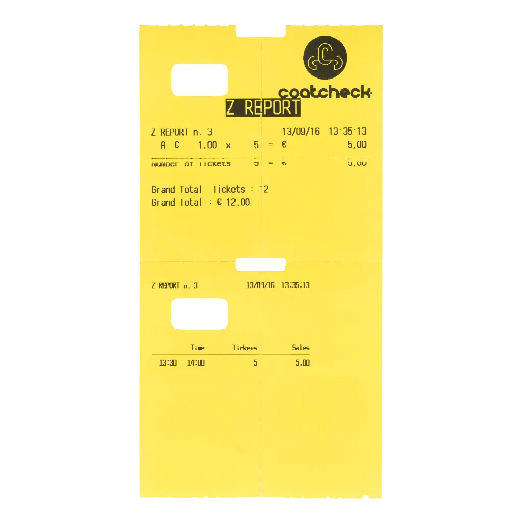 Drukarka biletów CoatCheck+