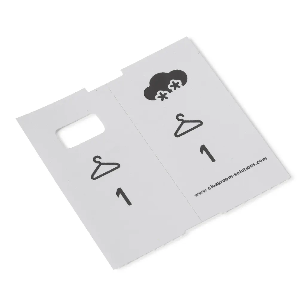 5 x 1000 numerków szatniowych z nadrukiem. Promocja: 4000 + 1000 gratis!