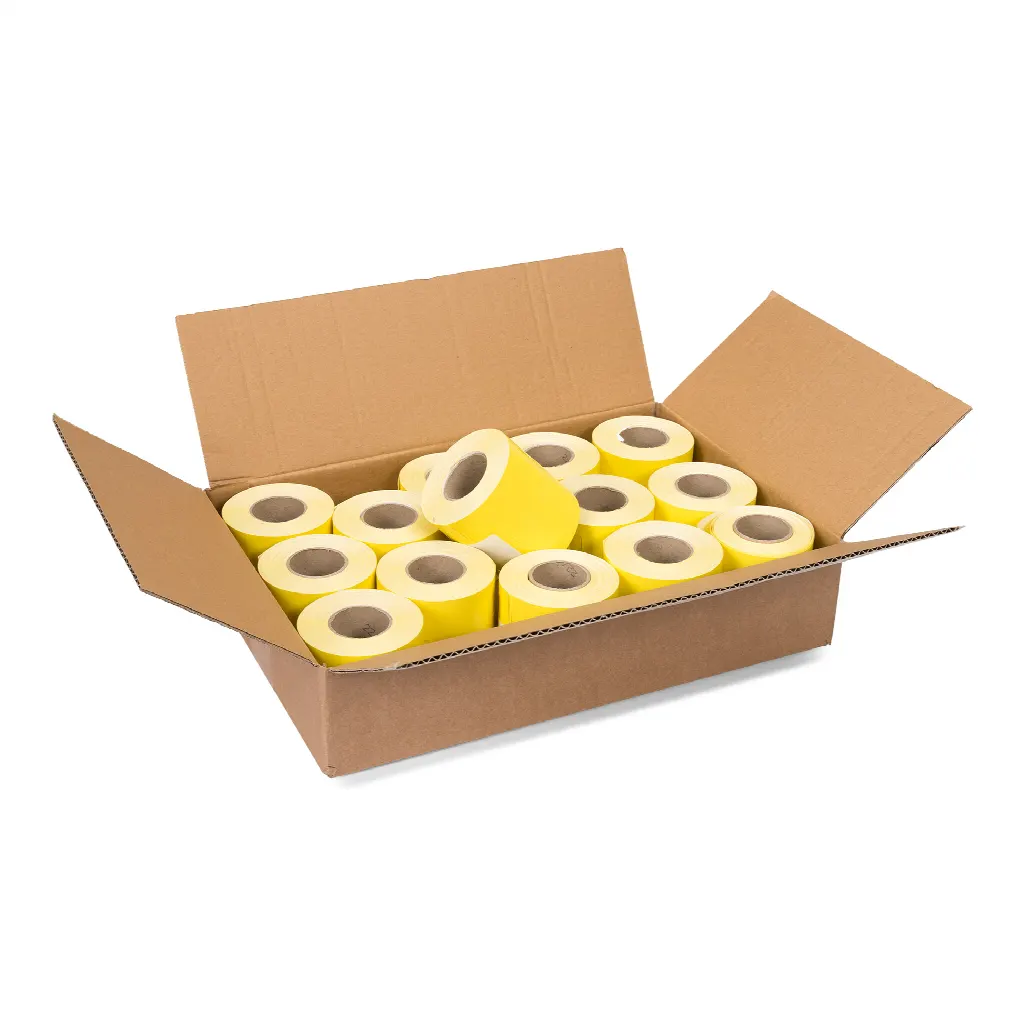 Coatcheck cloakroom tickets, 14 rolls x 325 tickets, Yellow