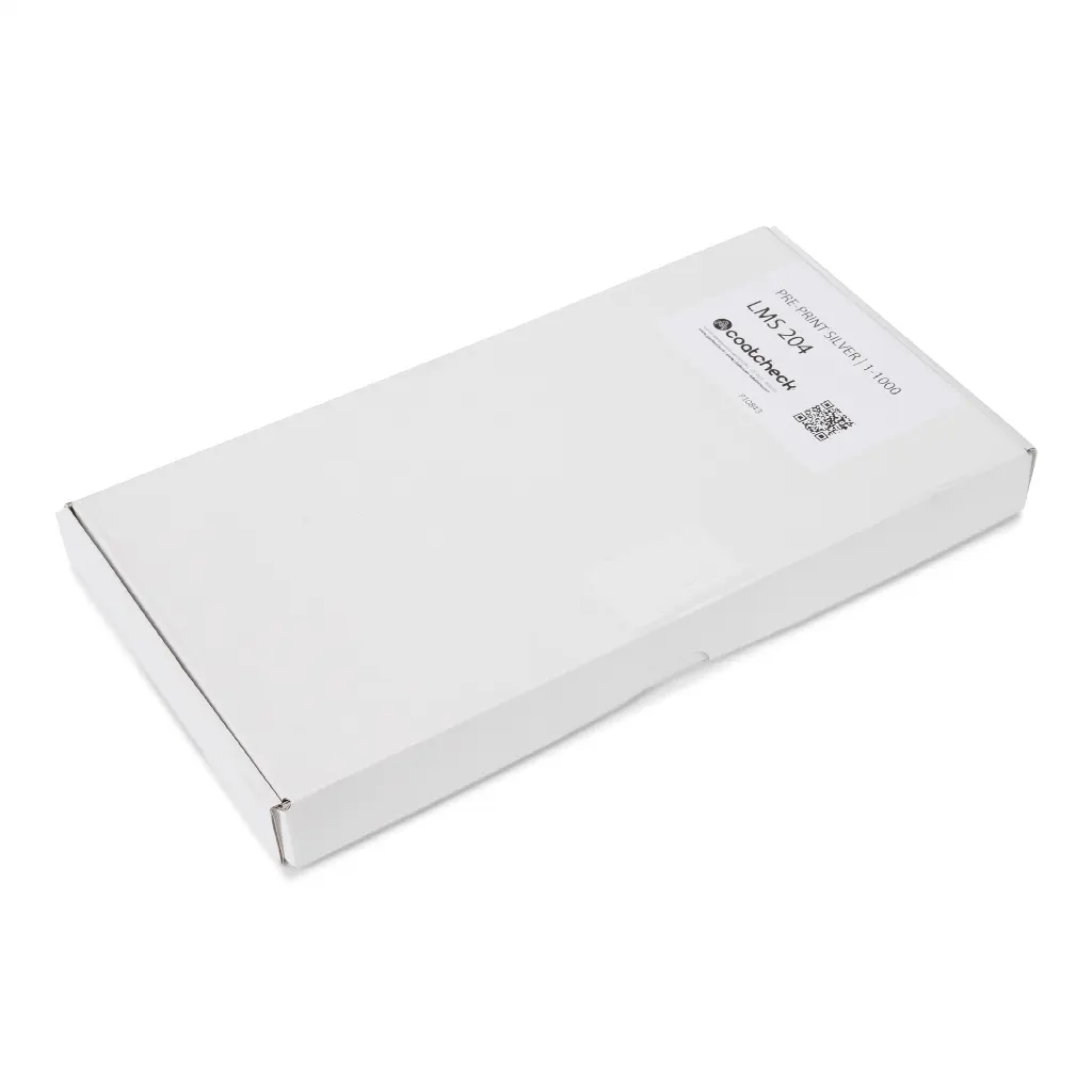 1000 pre-printed cloakroom tickets, silver-gray