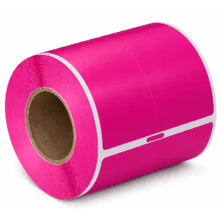 Zawieszki bagażowe CoatCheck, 14×160 biletów, różowe