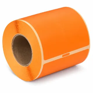 Zawieszki bagażowe CoatCheck, 14×160 biletów, pomarańczowe