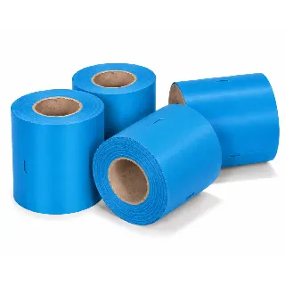 Rolka CoatCheck, ekonomiczne bilety wstępu bez odcinka kontrolnego, 14 x 550 biletów, niebieskie