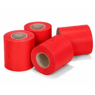 Rolka CoatCheck, ekonomiczne bilety wstępu bez odcinka kontrolnego, 14 x 550 biletów, czerwone