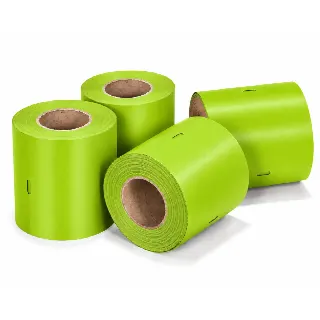 Rolka CoatCheck, ekonomiczne bilety wstępu bez odcinka kontrolnego, 14 x 550 biletów, zielone